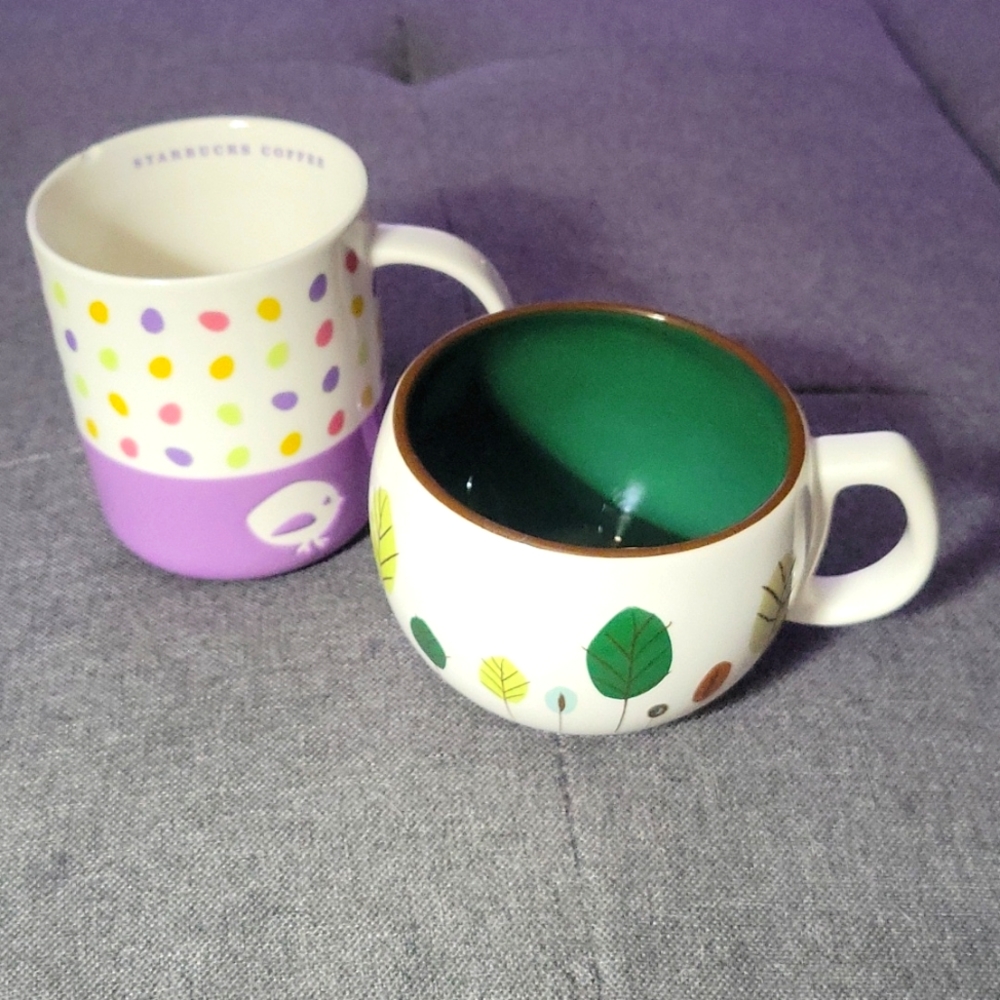 Two (2) Starbucks Coffee Mugs
